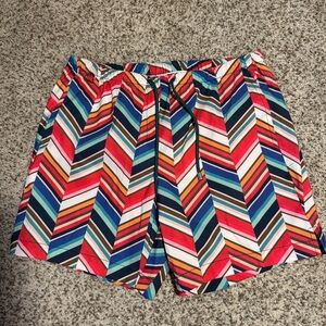 Mr. Turk Fabulous Colorful Striped Swim Shorts - S